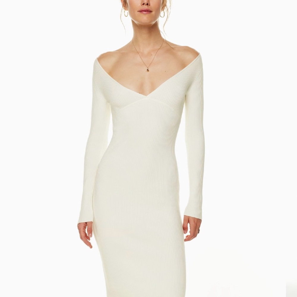 Aritzia Ribbed Lightweight Sweater Dress